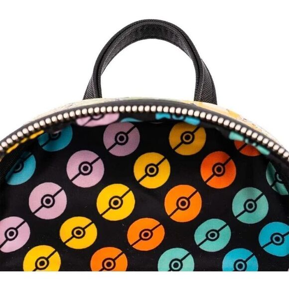 Loungefly Pokemon Rainbow Ombre All Over placement Mini Backpack - Picture 5 of 5